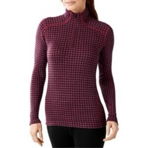 Smartwool Midweight Pattern Long Sleeve Zip Top Sweater Womens Size S